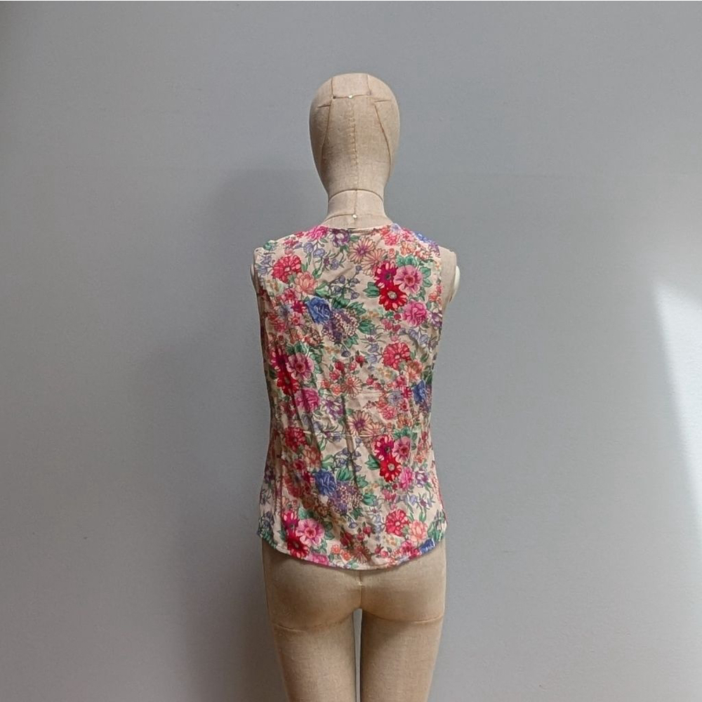 Favorite Daughter The Gwen Top Floral Sleeveless Blouse - Medium - Picture 3 of 8